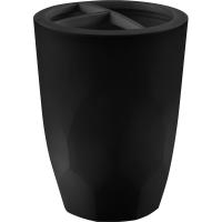 Стакан д/зубных щеток Keeplex Light черный лотос  KL5005 /24шт/ПР