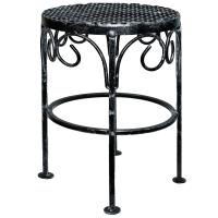 Столик садовый декор ПРОВАНС черный с патиной №2 РЗДИ