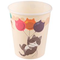 Стакан 210мл Cats (6шт) бумажный 109338 /492шт/ Волшебная страна