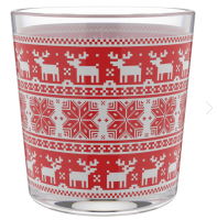 Набор стаканов Скандинавия красная (6шт) 250мл/144-Д