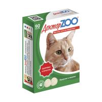Витамины Доктор ZOO для кошек Здоровье и красота 90 таблеток 