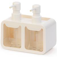 Диспенсер д/моющего средства и мыло с отделением д/хранения белый И8924 /30шт/Альтерн
