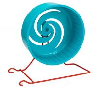 Игрушка Колесо D140 литое на металлической подставке для грызунов /3139 