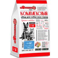 Собаки ZooRing Формула 365 Комплексный обед лосось,индейка и рис д/взр. всех пород 2кг/5шт/520660 ЧЗ