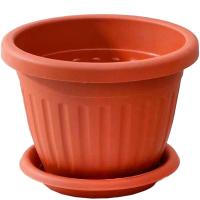 Кашпо Сильвер ЭКО D42 24,6л терракотовый с под. /5шт/Рад