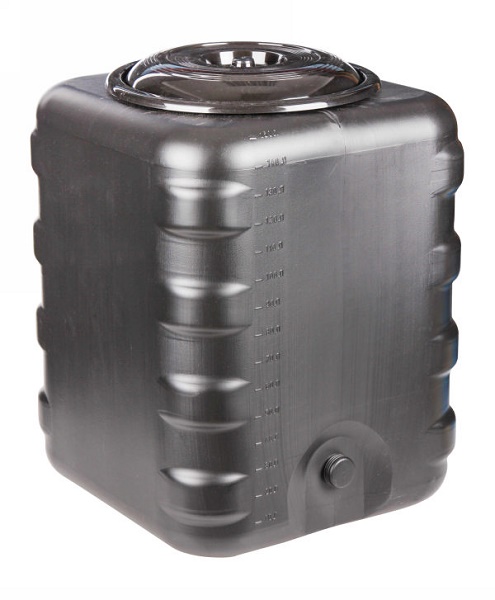 Бак 150л для душа квадратный черный М6463 Бак 150л для душа квадратный черный М6463