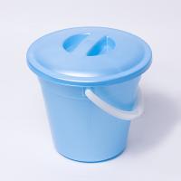 Ведро 3л евро пищевое с крышкой голубой /10шт/Рад