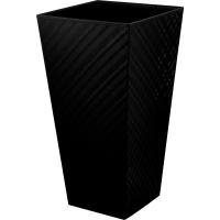 Кашпо Манхэттен квадрат 300мм Cube 34л оникс с вставкой IG6714 /4шт/ПР