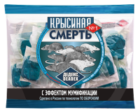 Крысиная смерть №1 DEADEX тесто-брикет 200гр Крысиная смерть №1 DEADEX тесто-брикет 200гр