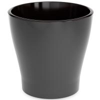 Кашпо Лея 5л графитовый с вставкой М8834