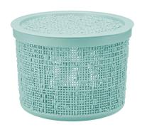 Коробка для хранения БЯЗЬ 2л морская волна с крышкой 17*12,5см М2328