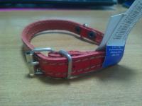 Ошейник кожа 15мм 1слойный 32-35см/40427/Бим