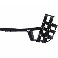 Намордник кожа №0 сетчатый кокер черный 050100черн/Дарэлл