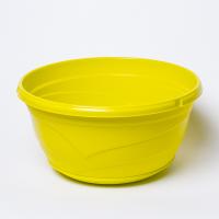 Цветочный горшок Венеция 2,75л фисташковый с прикрепленным поддоном