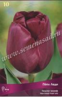 Тюльпан Триумф Пёпл Леди (лиловый, 10шт, 11/12) 767546