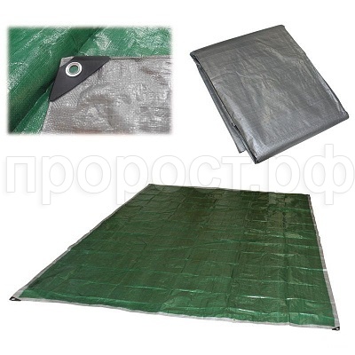 Тент ECOS универсальный 5*5м хозяйственный 100г*кв.м 999151 Тент ECOS универсальный 5*5м хозяйственный 100г*кв.м 999151