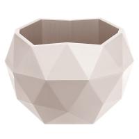 Кашпо Топаз 0,45л кремовый КШ-9154 Кашпо Топаз 0,45л кремовый КШ-9154