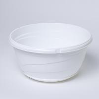 Цветочный горшок Венеция 2,75л белый с прикрепленным поддоном