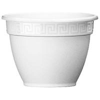 Цветочный горшок Антик 7,2л белый с поддоном 5PL0361