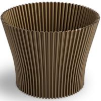 Кашпо Lotos Dlo 13*11см золото 071679 