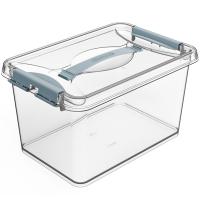 Контейнер д/хранения Клик 10л прозрачный с защелками С274ПРО