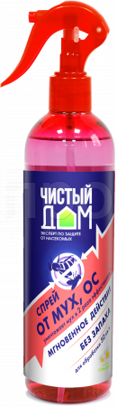 Спрей Чистый Дом от мух, ос 400мл с экстрактом ромашки Спрей Чистый Дом от мух, ос 400мл с экстрактом ромашки