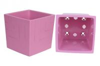 Кашпо Квадро 1,2л вереск КВ12-30