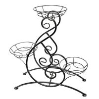 Подставка РЗДИ Конек на 3 горшка серебро 423 Подставка РЗДИ Конек на 3 горшка серебро 423
