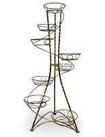Подставка М. напольная на 8 горшков Спираль 