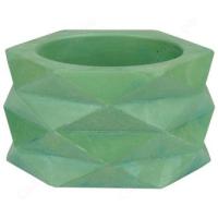 Кашпо Ромбы VipSet 0,15л зеленый (5,5см)