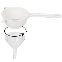 Сито с воронкой d-130мм белый М8814