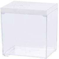 Аквариум МИНИ пластиковый с крышкой + LED 1л/AQUARIUM 072