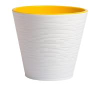 Кашпо Конус 6л белый К22-10