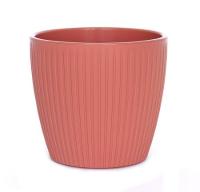 Кашпо Эви VipSet 3л пудра с вставкой /12шт/ЭД