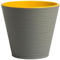 Кашпо Конус 2,3л серый муссон К17-70
