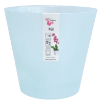 Кашпо для орхидей Лондон 1,6л голубой перламутр с вставкой ING1558