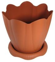 Кашпо Эдельвейс 9,5л терракот С194Т