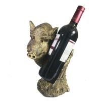 Подставка под бутылку Кабан (золото) L14W22H28см 713997/I128 Подставка под бутылку Кабан (золото) L14W22H28см 713997/I128