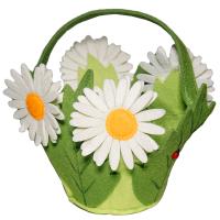 Корзинка из фетра Ромашка 2 QX2-4004