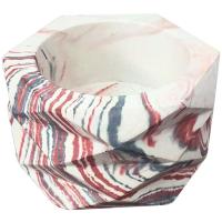 Кашпо Ромбы VipSet 0,15л красно-серый (5,5см)