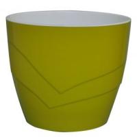 Кашпо Грация 4,5л со вставкой фисташковый