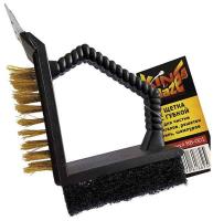 Щетка д/мангалов и решеток King of Blaze 3 в 1/24шт/ВВ-001 Щетка д/мангалов и решеток King of Blaze 3 в 1/24шт/ВВ-001