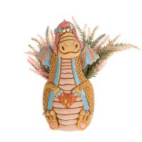 Кашпо Дракошечка цветочное розовая 118-271-01