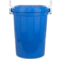 Бак 85л универсальный с крышкой синий /Дон