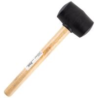 Киянка резиновая черная 250 г деревянная рукоятка  Киянка резиновая черная 250 г деревянная рукоятка