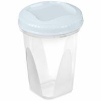 Банка д/хранения пищ. прод. Тондо 0,90л с завинчивающейся крышкой светло-голубой С286 /16шт/Мартика