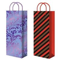 Пакет подарочный 12*36 микс ламинированный Премиум с шнуром ПБР53766