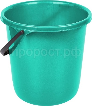 Ведро 12л Disco круглое аквамарин SC1107 /10шт/ПР