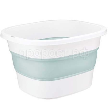 Таз ФЛЕКС 18л складной морская волна М2509 /5шт/М-пласт 