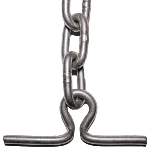 Цепь для привязи с ошейником КРС/МРС №6 короткозвенная с вертлюгом